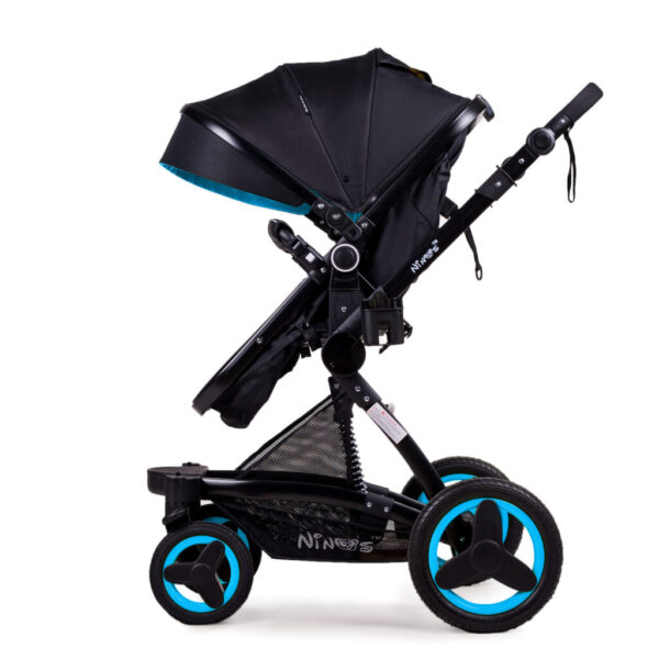 КОЛЯСКА NINOS BONO BLUE BLACK - Зображення 7