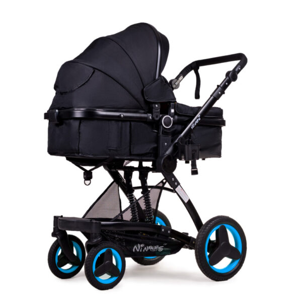 КОЛЯСКА NINOS BONO BLUE BLACK - Зображення 2
