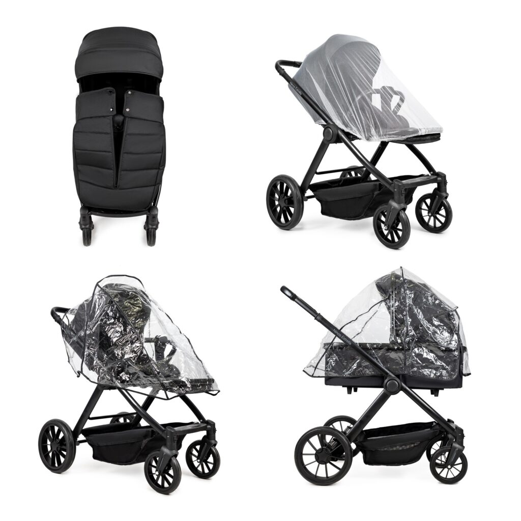 КОЛЯСКА 2В1 NINOS ESTRELLA GREY GOLD - Зображення 7