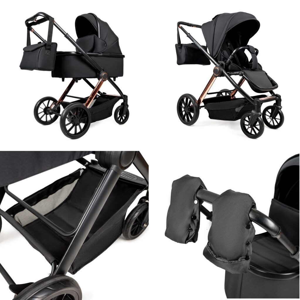 КОЛЯСКА 2В1 NINOS ESTRELLA GREY GOLD - Зображення 6