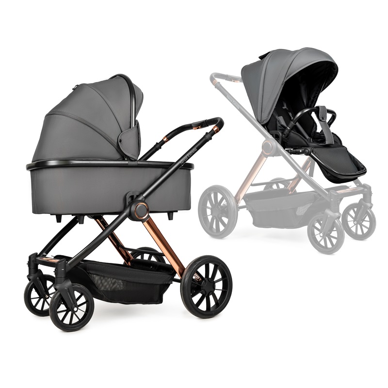 КОЛЯСКА 2В1 NINOS ESTRELLA GREY GOLD