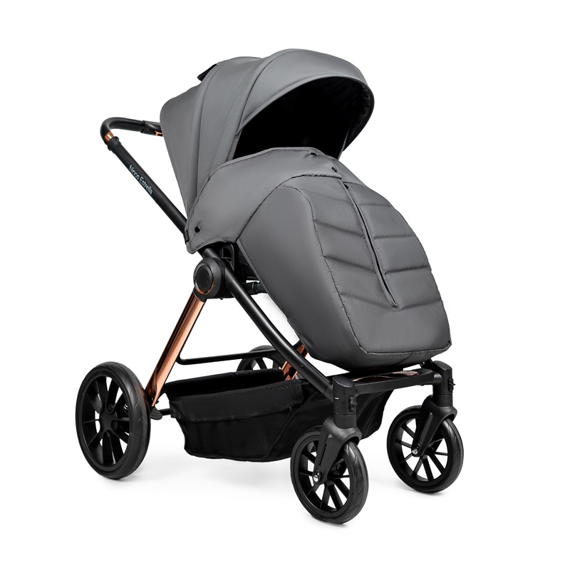 КОЛЯСКА 2В1 NINOS ESTRELLA GREY GOLD - Зображення 4
