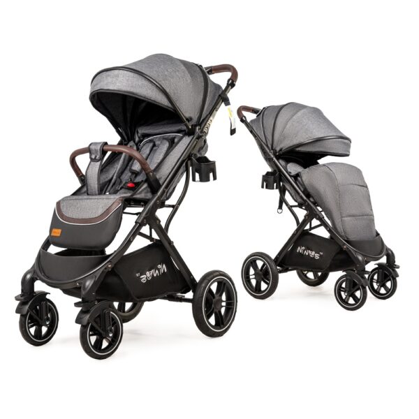 КОЛЯСКА NINOS NAVA GREY