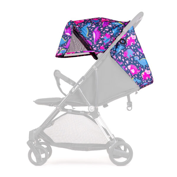 КАПЮШОН ДЛЯ КОЛЯСКИ NINOS MINI 2 PINK DINO