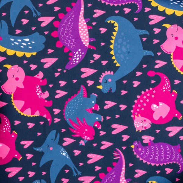 КАПЮШОН ДЛЯ КОЛЯСКИ NINOS MINI 2 PINK DINO - Зображення 3